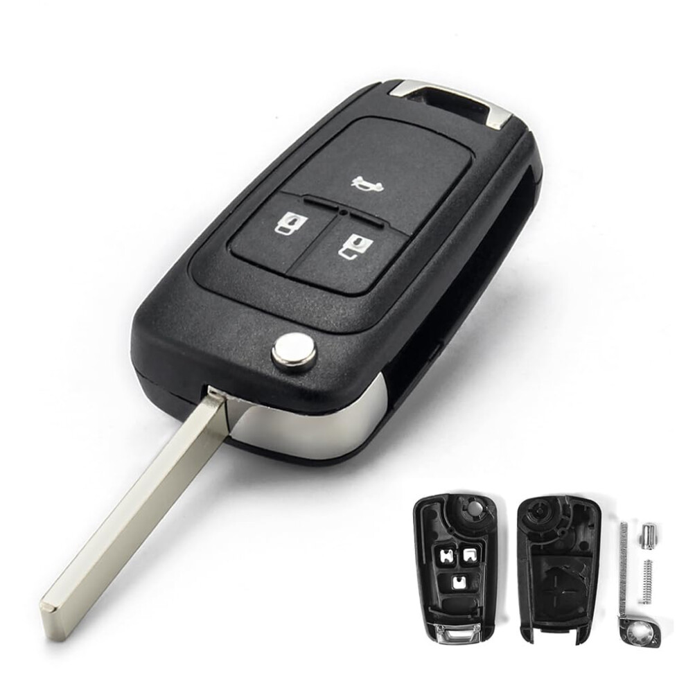 Replacement Astra Key Fob Case For Vauxhall Gtc Insignia Vectra Chevrole-T Cruze Captiva Orlando Buick Key Cover,3 Buttons Ope-L Astra Remote Control 73413424