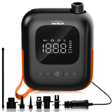 WindGallop sup pump paddle board pump electric pump for inflatables with Dolphin Quick Air Inflator Adaptor Auto-Off DC 12V Car Connector for Inflata
