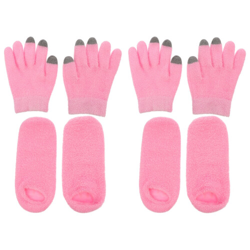 2 Sets Of Touch Screen Gloves And Winter Socks 2