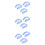 Swimming Nose Clip Silicone Blue Water Blocking Prevention 8