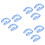 Swimming Nose Clip Silicone Blue Water Blocking Prevention 6