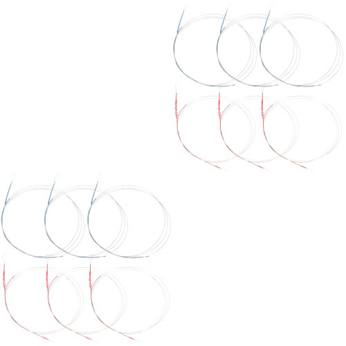 6Sets Erhu Strings Full Set Assorted Color Durable Steel Wire for Erhu 2
