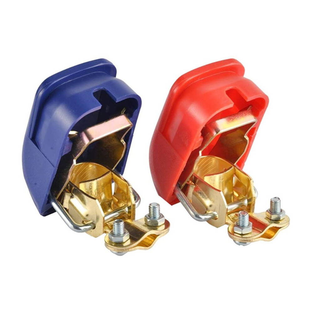 1 Pair Quick Release 12V Battery Terminals Clamps Connectors For Car Caravan Motorhome ( And Blue) Red/Blue 43513727