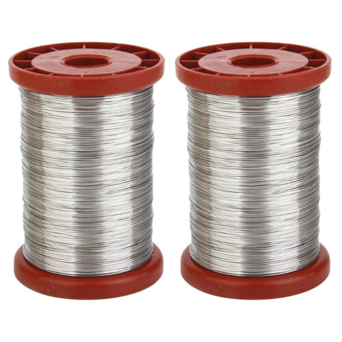 2 Pcs 500g Stainless Steel Beekeeping Wire Roller For Hive Frames 1