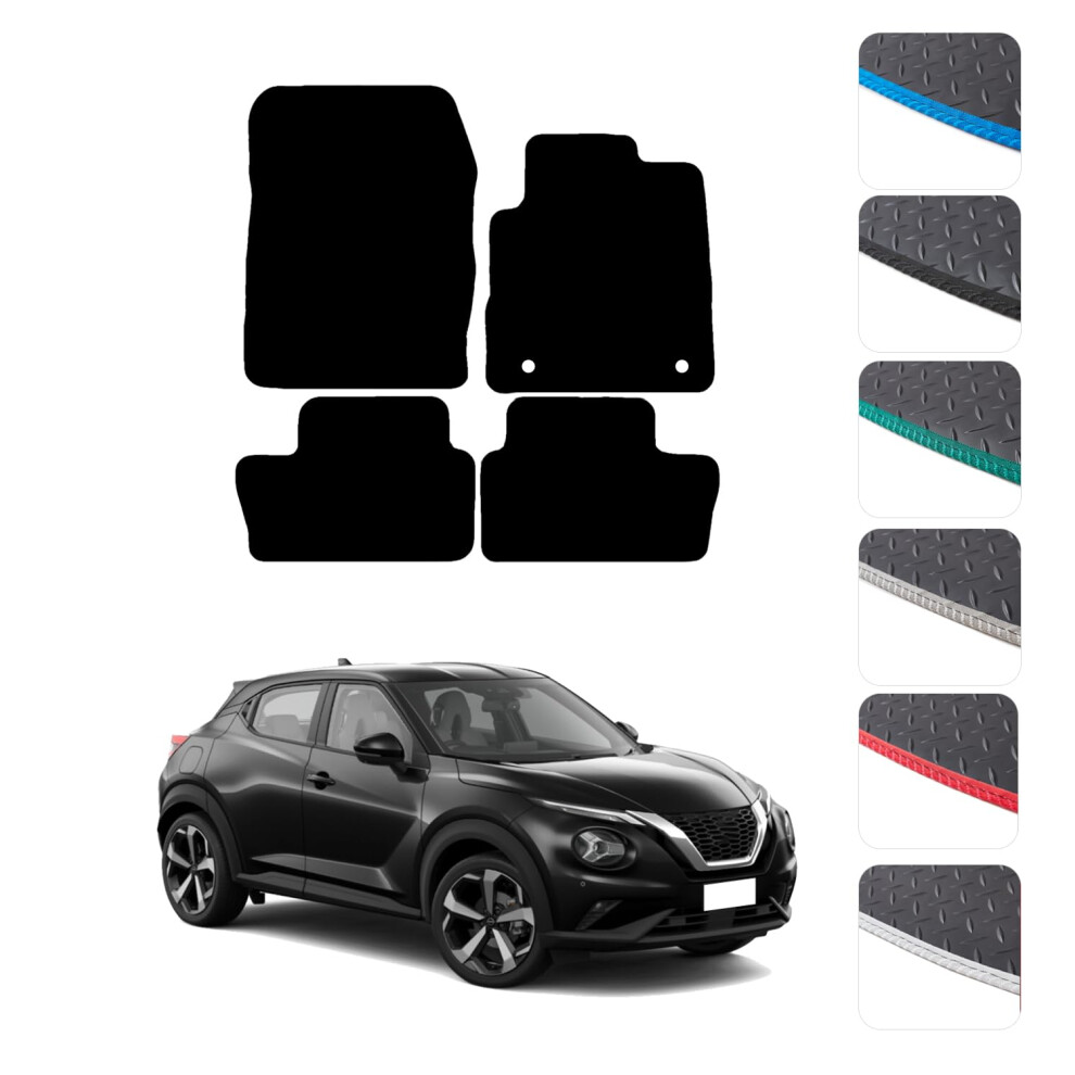 Gcm - Car Floor Mats For Nissan Juke 2019 To Present Full Coverage Floor Protection - Anti Slip & Fit Car Mat With Clips Easy To Clean Car Carpet For 94792171