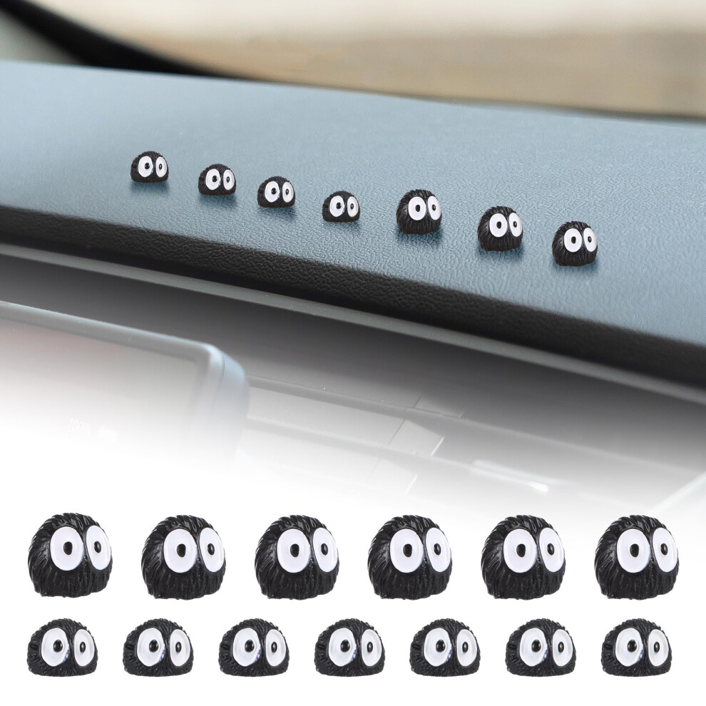 Gjinxi 40Pcs Soot Sprite Car Accessories, Cute Anime Automotive Interior For Car Dashboard, Rearview Mirror And Dashboard, Ghibli Studio Decor Funny 91796912