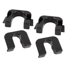2 Set Rear Parcel Shelf Clips,for Ford Fiesta Focus Parcel Shelf Fastening Bracket Replacement Accessories Mount Secure Luggage,for Compatibility Mos