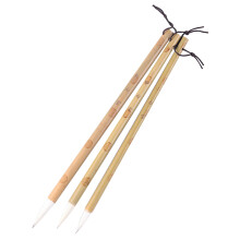 6Pcs Beige Drawing Brush Set Wolf Hair for Calligraphy and Writing Use