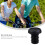 2 Pairs Universal Bike Handlebar End Plugs Caps 8