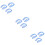 Swimming Nose Clip Silicone Blue Water Blocking Prevention 9