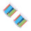 2Pcs Assorted Color Silent Wheel for Guinea Pig Hamster Exercise 6