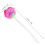 16 Pcs Roller Skate Pompom With Bell Fuzzy Roller Skate Decorative 9