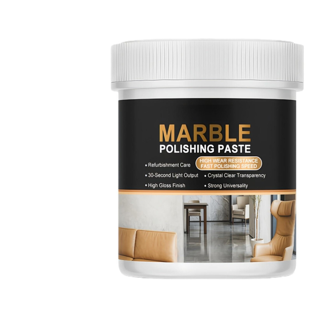 Marble Polishing Paste,Stone Polishing Wax,Restores Shine & Removes Scratches,Effective Natural Stone Polish Tool,Marble,Granite,Quartz Polish,Sealer 64822860