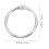 200 Pcs Photo Album Hook Ring Office 3