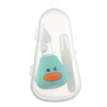 Pulitore nasale per neonati, aspiratore nasale con punta in morbido silicone, sicuro, inodore, senza BPA, strumento delicato per la rimozione del