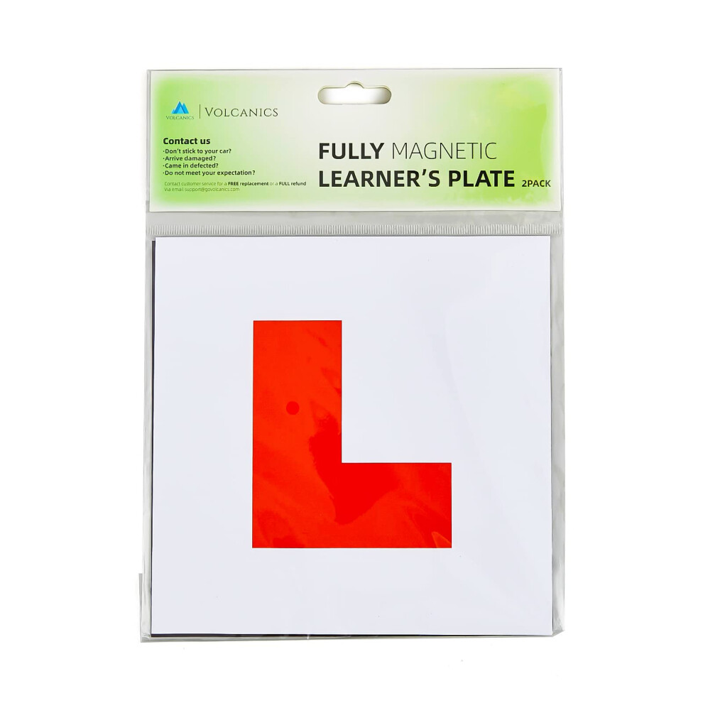 Magnetic L Plates For Learner Drivers 2 Pack Fully Magnetic Learning Plates For Car Learner Sign For Uk Learner Drivers 36467853