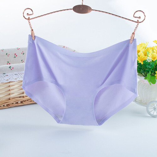 Γυναικεία εσώρουχα Ice Silk χωρίς ραφές, αναπνεύσιμα, χωρίς εμφανίσεις, μεσαίου 2