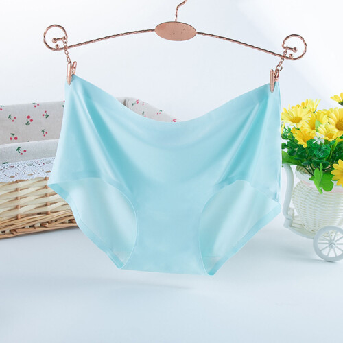 Γυναικεία εσώρουχα Ice Silk χωρίς ραφές, αναπνεύσιμα, χωρίς εμφανίσεις, μεσαίου 1