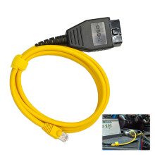 1.8M Enet Cable for BMW - Ethernet to OBDII RJ45 Adapter for F-Series,OBD2 Cable,Ethernet to OBD2 RJ45 Cable,OBD Cable,Compatible with ESYS,ICOM,Boot