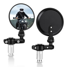 MICTUNING Mirror for Motorbike,Motorbike Bar End Mirrors Universal 7/8 inches 22mm Motorcycle Rear Bike Mirror,High Definition, Blast-resistant.3 inc