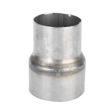 Exhaust Pipe to Component Pipe Adapter Thick Stainless Steel Mirror Polished Surface Universal Exhaust Reducer Adapter Coupler Pipe Anti Corrosion