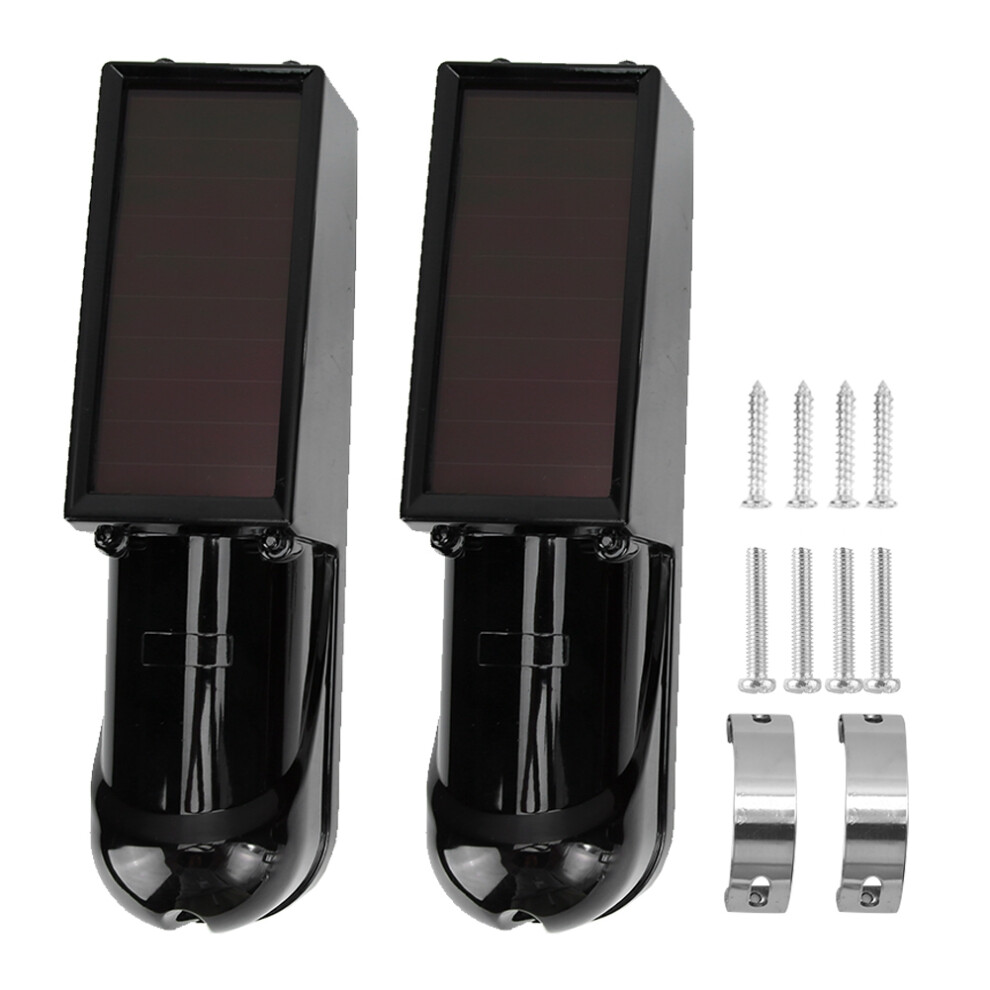 Solar Powered Infrared Beam Sensor Dual Beam System For Perimeter Security Digital Photoelectric Motion Detector Outdoor With 100 Meter Detection 9482726496861