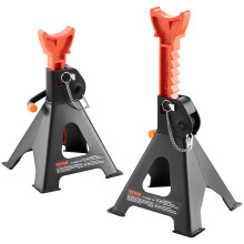 VEVOR Jack Stands, 3 Ton (6,000 lbs) Capacity Car Jack Stands Double Locking, 10.8-16.3 inch Adjustable Height, for lifting SUV, Pickup Truck, Car an