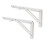 Heavy Duty Metal Shelf Brackets Folding Table Support Bracket Sturdy And Smooth Surface Easy To Install Space Saving Design Triangular Structure Wall 3