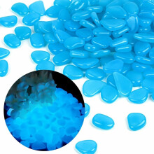 Enchanted Path Creators, Non-Toxic Luminous Pebbles Absorb and Store Energy Durable for Outdoor Decorations, Garden Lawn Walkway Decorative Glowing