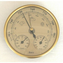 Station météo multifonction 3 en 1 Responsive Readings, thermomètre, baromètre et hygromètre pour la maison, indicateur de confort de l'air avec