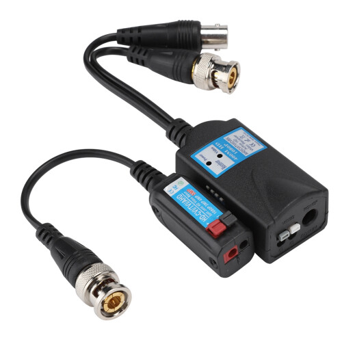 Ενεργό Balun Βίντεο με Ισχύ, Υποστήριξη Μετάδοσης HD TVI HD CVI HD AHD, Πομπός 1
