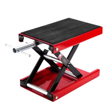 Motorcycle Scissor Jack Lift, 500KG Heavy Duty Motorbike Motorcycle Table Bench Workshop Scissor Lift Jack Stand Paddock, Height Adjustable Range 8.5