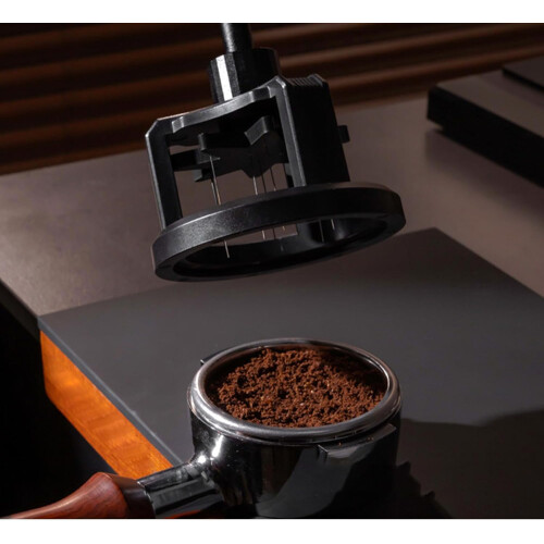 51mm Espresso Distribution Tool with Ergonomic Handle for Even Coffee Grounds and Clump Extraction 2