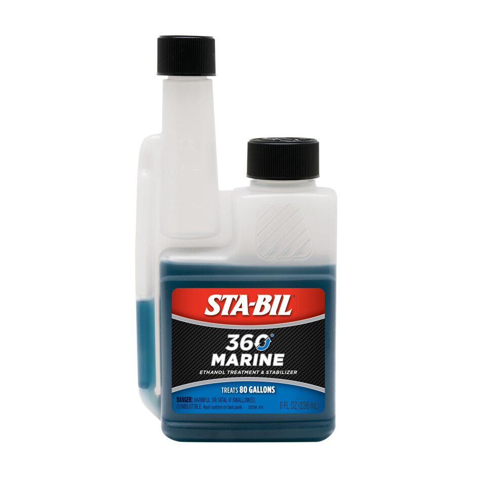 Sta-Bil 360 Marine Ethanol Treatment And Fuel Stabilizer - Prevents Corrosion - Helps Clean Fuel System For Improved In-Season Performance - Treats U 49008203