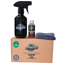 Gatorguard Car Interior Cleaner Kit - Cherry Scented Refill Cleaner, 300ml Reusable Spray Bottle & Microfibre Cloth - Eco Dilutable Concentrate for D