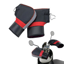 Motorcycle Handlebar Muffs Bike Gloves Windproof Winter Cycling Gloves Thicken Fleece Thermal Scooter Motorbike Handle Hand Warmer Outdoor Waterproof