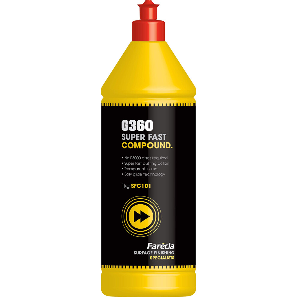 Farecla Farã©Cla G360 Super Fast Compound, Cap, 1Kg Red 36467426