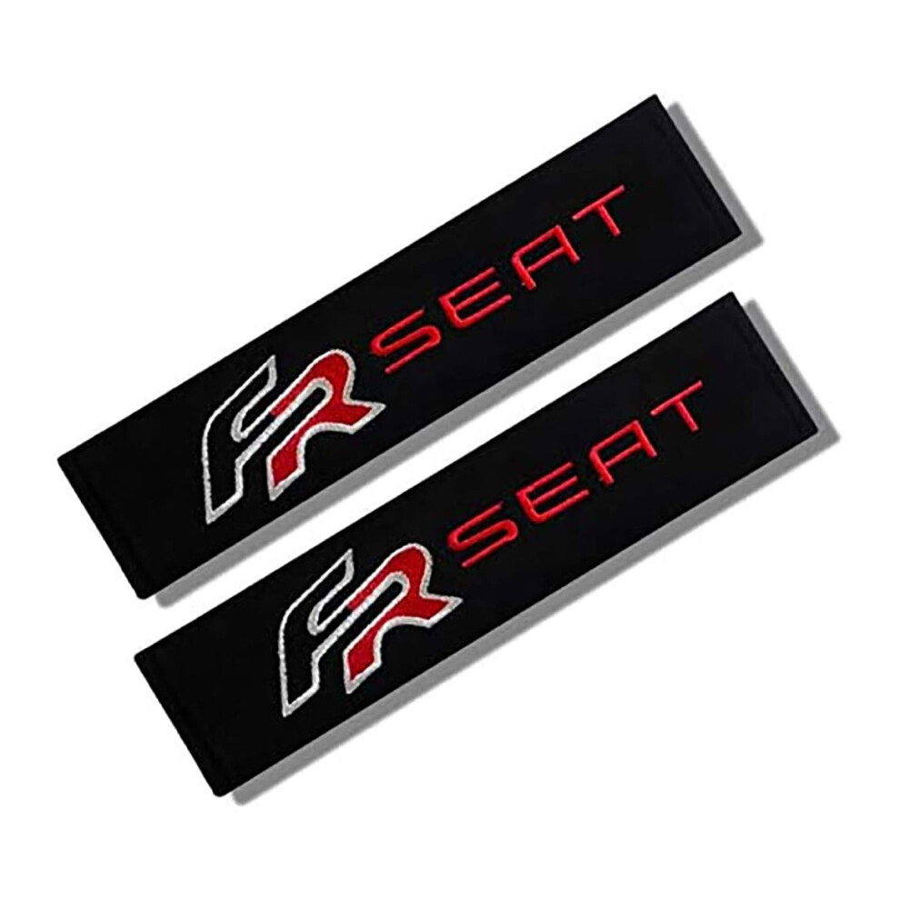 Racing Style Seat Belt Pads. Pair Supplied. Tarraco Mii Arona Ateca Ibiza Toledo Leon Alhambra Arosa Marbella Inca Altea Exeo 94935516