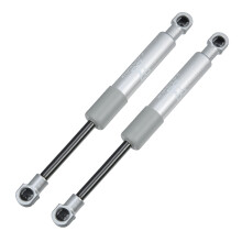 X AUTOHAUX 2pcs 8inch 150N/33Lbs Universal Car Gas Struts Shocks Silver Tone