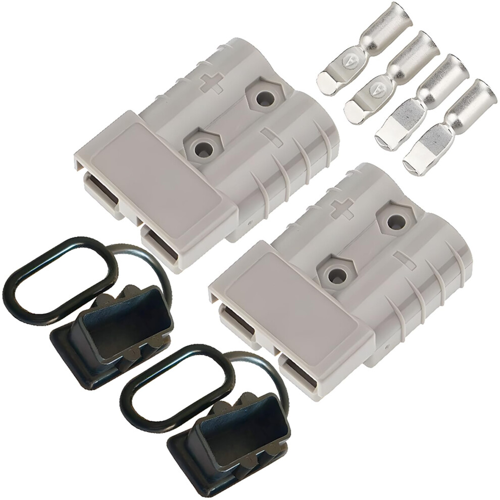 Cesfonjer 50A Battery Connector Quick Connect Modular Power Connectors Quick Disconnect For Car, Motorhome, Caravan, Camper, Boat 80165569