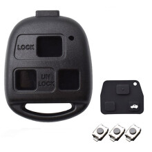 HooRLZ Toyota Lexus Key Fob Cover Replacement For Toyota Aygo Corolla Yaris RAV4 Prado Avensis Land Cruiser Previa Lexus GS ES LS IS GX LX RX SC Remo