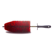EZ Detail Brush Big - Red - Wheel Rim Cleaner for Cars, Bike, Trucks, Motorcycle, and Other Vehicles. Non-Scratch Auto Detailing Tool, Easily reaches