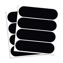 8 Pcs Reflective Stickers Kit, Adhesive DIY Sheet for Motorbike Helmet Reflective Stripes Sticker, for Scooters Bike Stroller Buggy Electric Unicycle