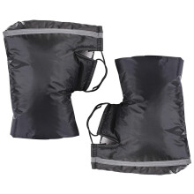 KOMUNJ Motorcycle Handlebar Mittens, Thickened Fleece Waterproof Windproof Thermal, Winter Thick Motorcycle Hand Warmer, For Motorcycles Scooters Bik