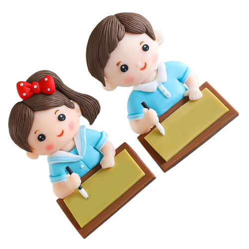 4Pcs Miniature Graduation Cake Toppers Assorted Colors for Cakes