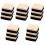 5 Pcs Chalk Dry Erase Cube Felt Material Erasers 5