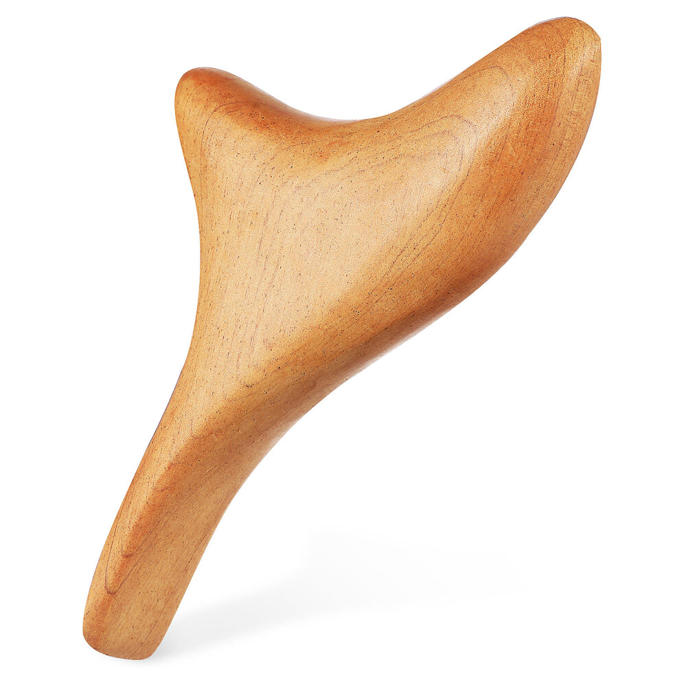 Ohphcall Yellow 3Pcs Wood Gua Sha Tools Thai Massage Scraping And Sculpting
