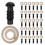 1200Sets Black Plastic Craft Eyes for Stuffed Animals Puppet Making 3