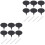 2 Sets Cake Insert Cards Baby Cupcake Decor Assorted Colors 3