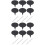 2 Sets Cake Insert Cards Baby Cupcake Decor Assorted Colors 5
